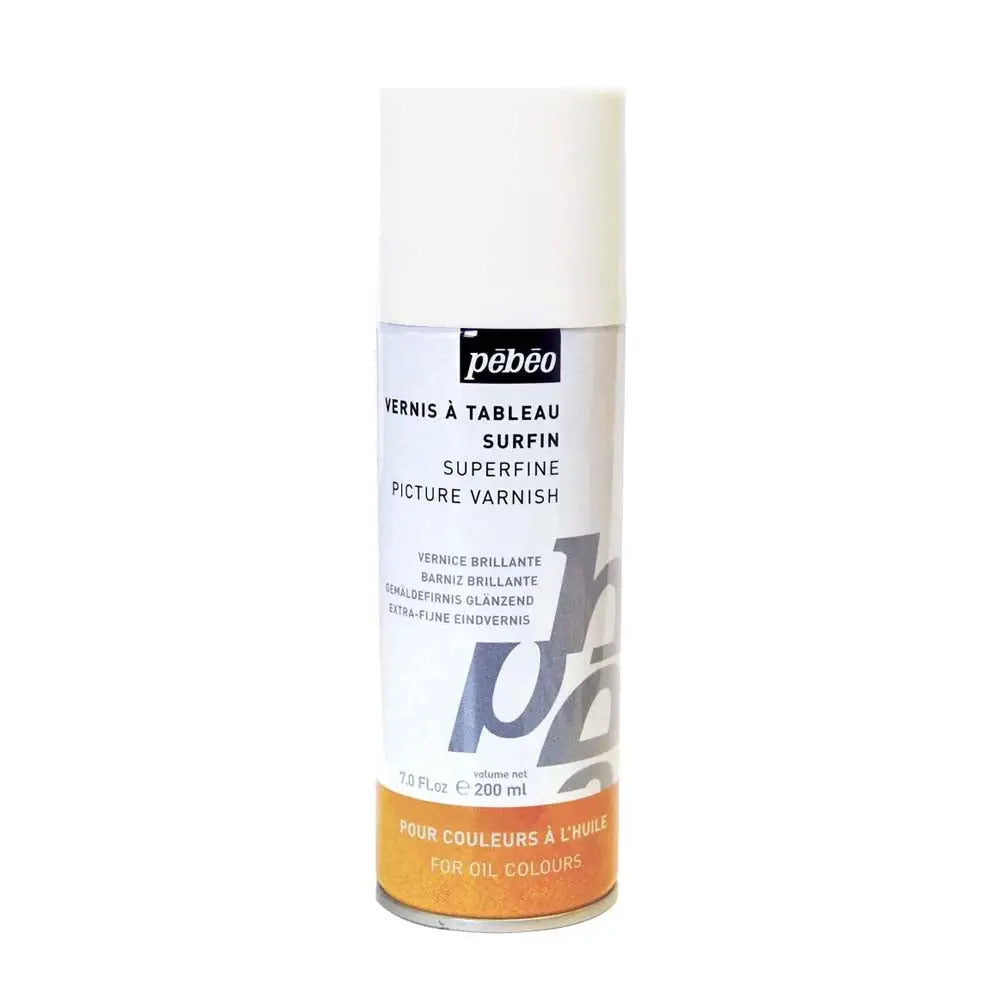 Pebeo Extra Fine Auxiliaries - Superfine Picture Varnish For Oil Colours - Spray Canvazo