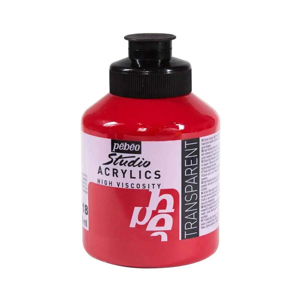 Pebeo High Viscosity Studio Acrylics  500ml (Loose) Pebeo
