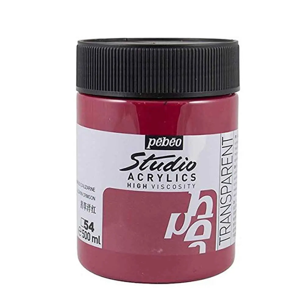 Pebeo High Viscosity Studio Acrylics  500ml (Loose) Pebeo