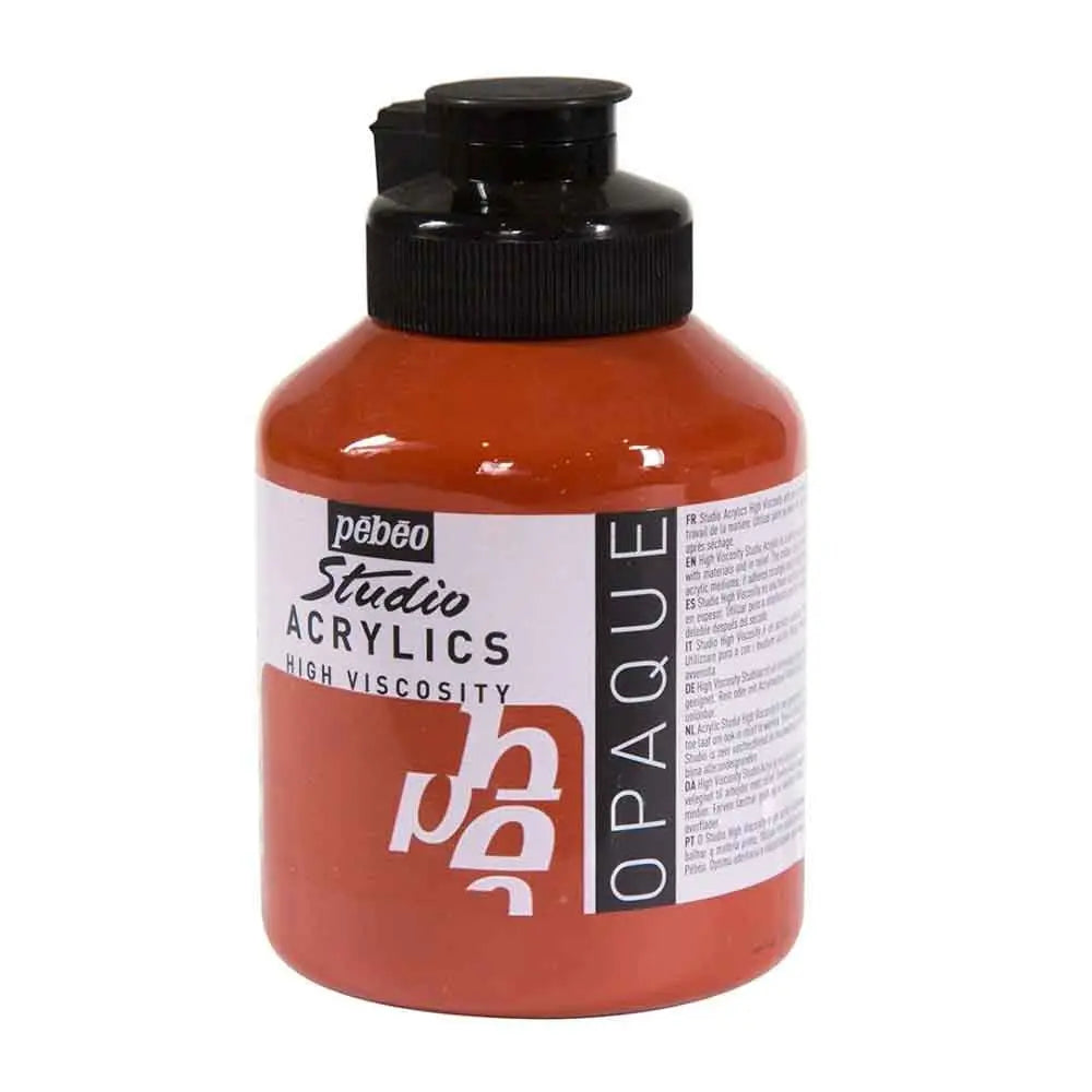 Pebeo Studio Iridescent Acrylic Paints / Colours High Viscosity 500ml (Loose) Pebeo