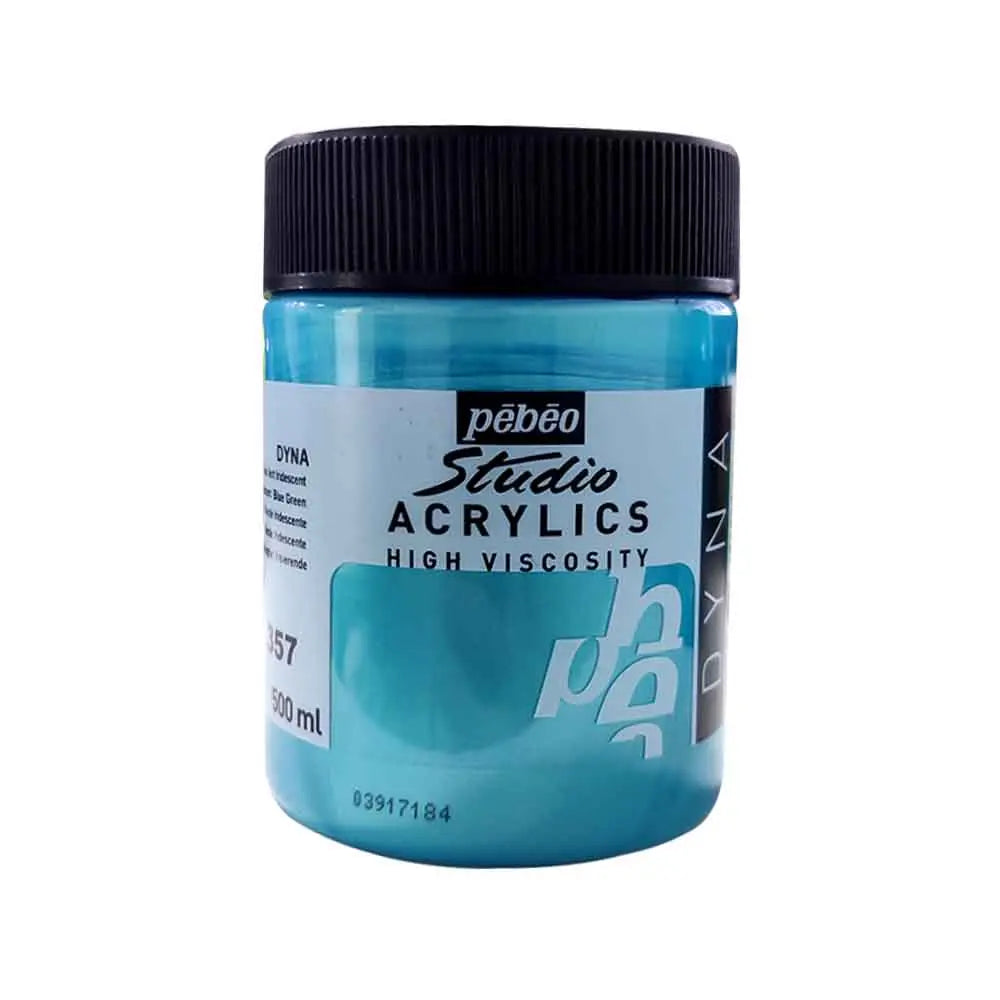 Pebeo Studio Iridescent Acrylic Paints / Colours High Viscosity 500ml (Loose) Pebeo