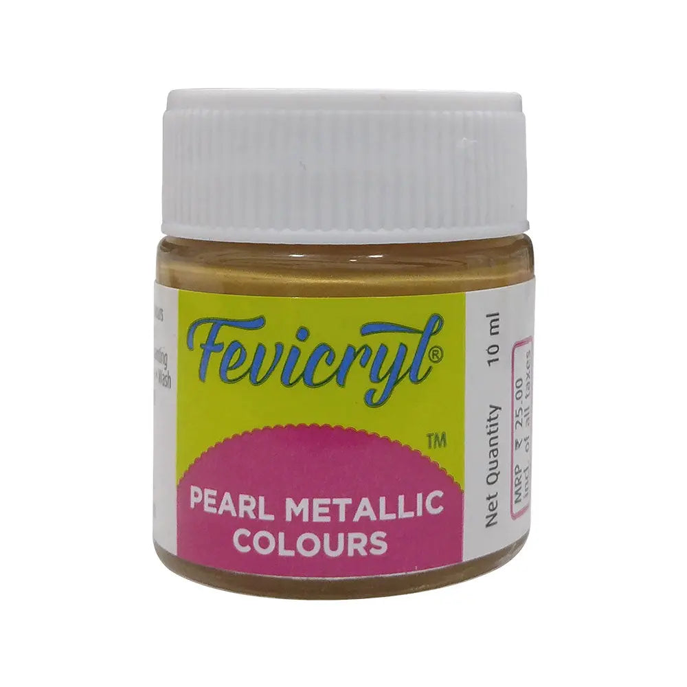 Pidilite Fevicryl Pearl Metallic Colours 10ml (Loose) Pidilite