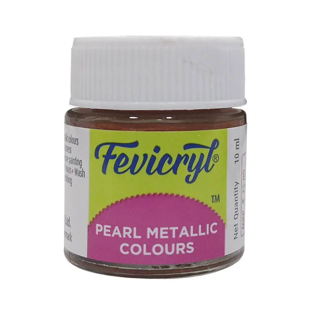Pidilite Fevicryl Pearl Metallic Colours 10ml (Loose) Pidilite