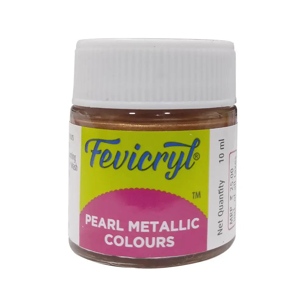 Pidilite Fevicryl Pearl Metallic Colours 10ml (Loose) Pidilite
