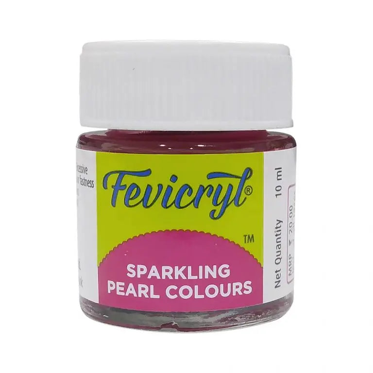 Pidilite Fevicryl Sparkling Pearl Colours 10ml (Loose) Pidilite