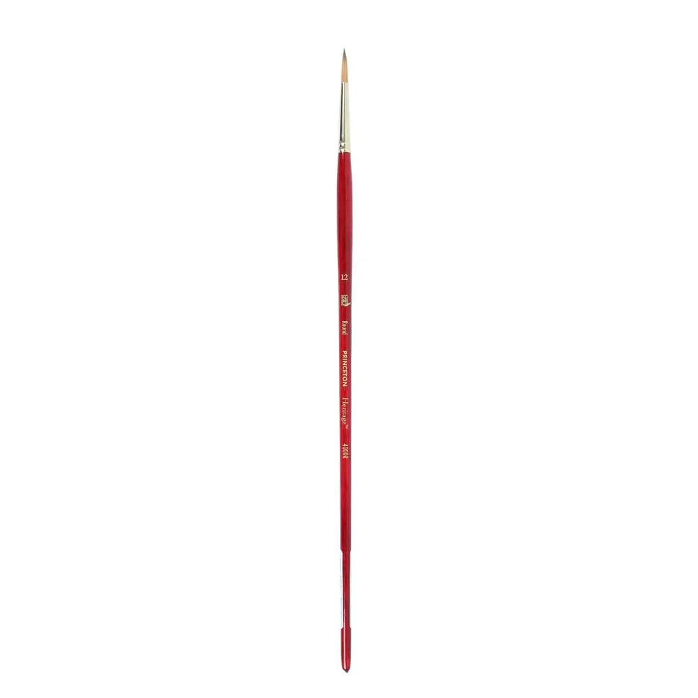 Princeton Heritage Long Handle Brush Series 4000 For Oil and Acrylic Paintings Princeton