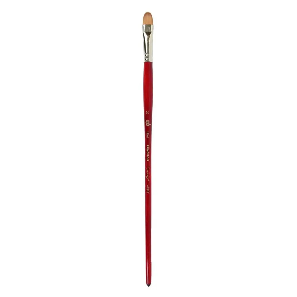 Princeton Heritage Long Handle Brush Series 4000 For Oil and Acrylic Paintings Princeton