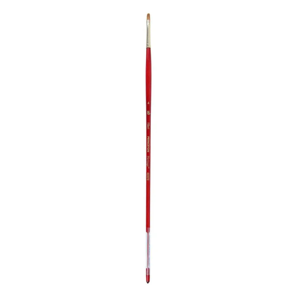 Princeton Heritage Long Handle Brush Series 4000 For Oil and Acrylic Paintings Princeton