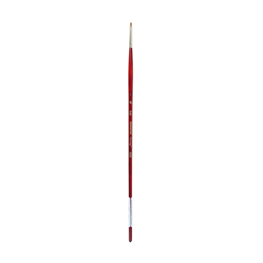 Princeton Heritage Long Handle Brush Series 4000 For Oil and Acrylic Paintings Princeton