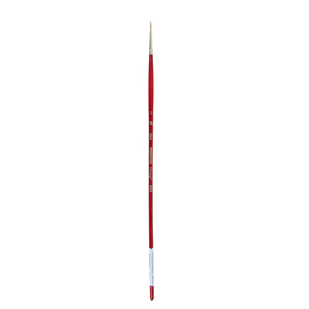 Princeton Heritage Long Handle Brush Series 4000 For Oil and Acrylic Paintings Princeton