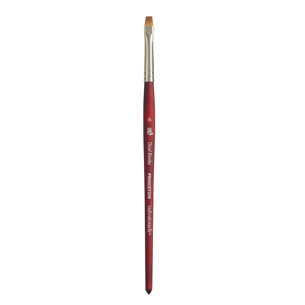 Princeton Velvetouch Luxury Synthetic Blend Brush 3950 Series For Mixed Media Paintings Princeton