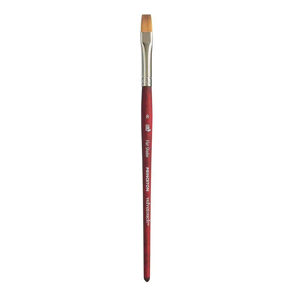 Princeton Velvetouch Luxury Synthetic Blend Brush 3950 Series For Mixed Media Paintings Princeton