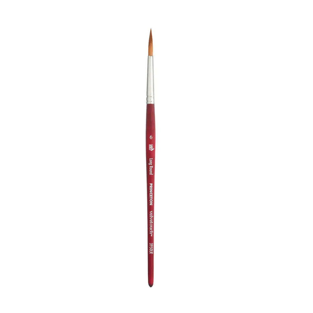 Princeton Velvetouch Luxury Synthetic Blend Brush 3950 Series For Mixed Media Paintings Princeton