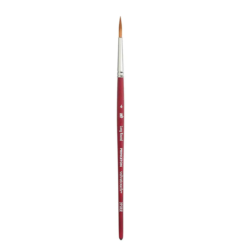 Princeton Velvetouch Luxury Synthetic Blend Brush 3950 Series For Mixed Media Paintings Princeton