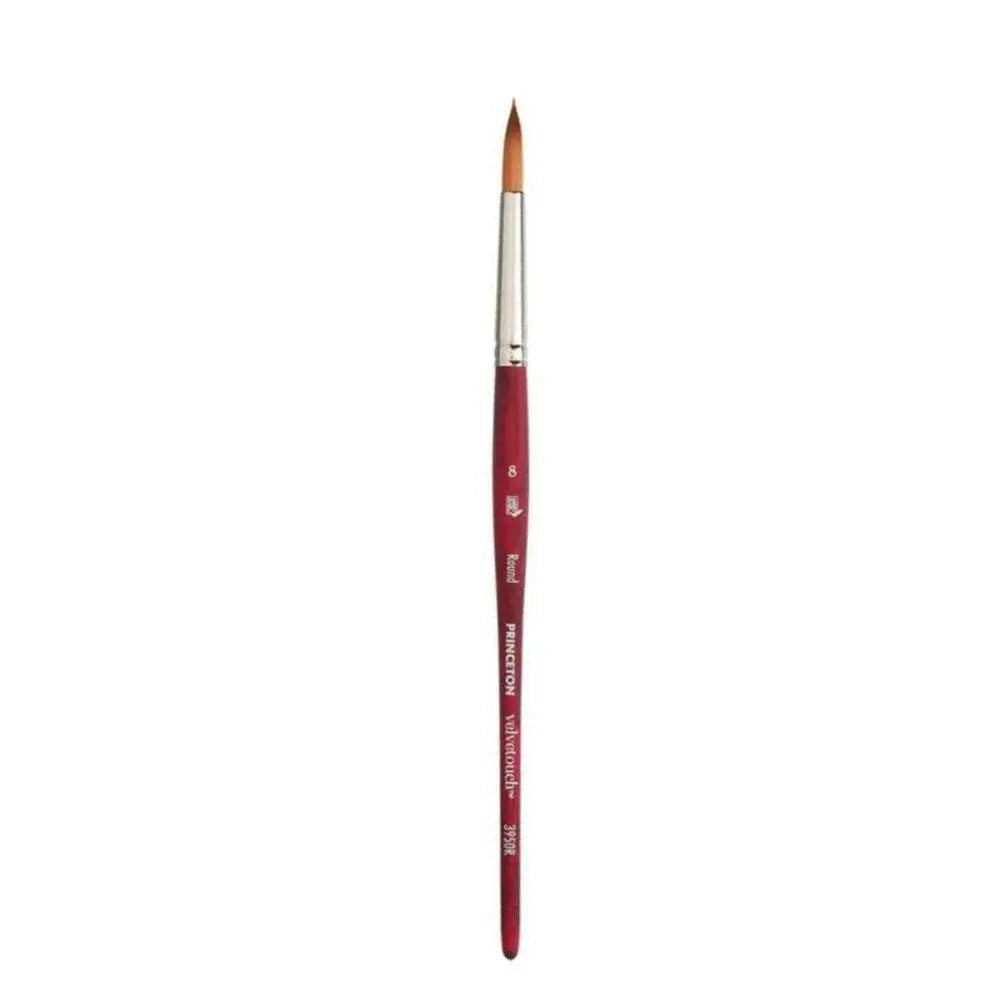 Princeton Velvetouch Luxury Synthetic Blend Brush 3950 Series For Mixed Media Paintings Princeton