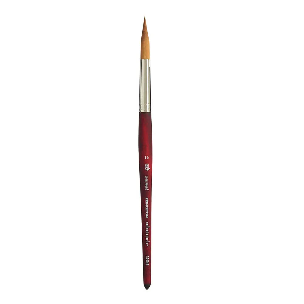 Princeton Velvetouch Luxury Synthetic Blend Brush 3950 Series For Mixed Media Paintings Princeton
