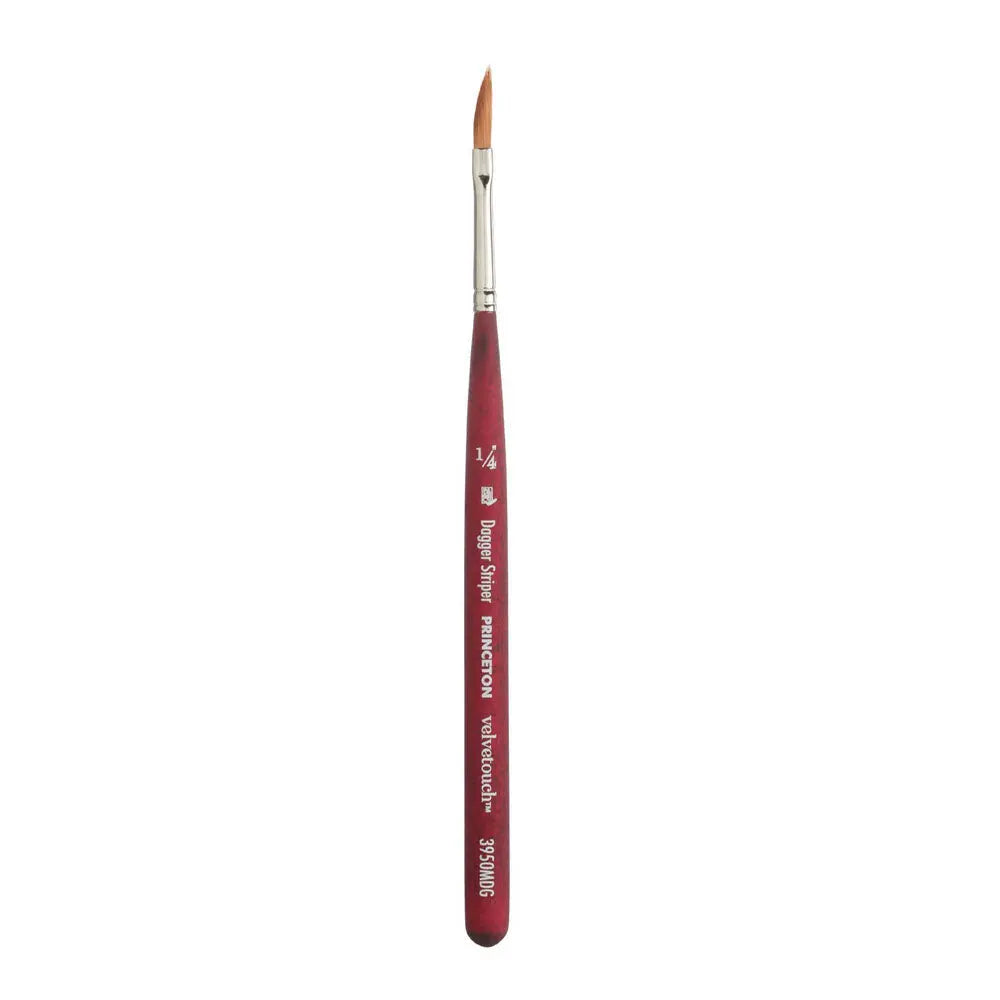 Princeton Velvetouch Luxury Synthetic Blend Brush 3950 Series For Mixed Media Paintings Princeton