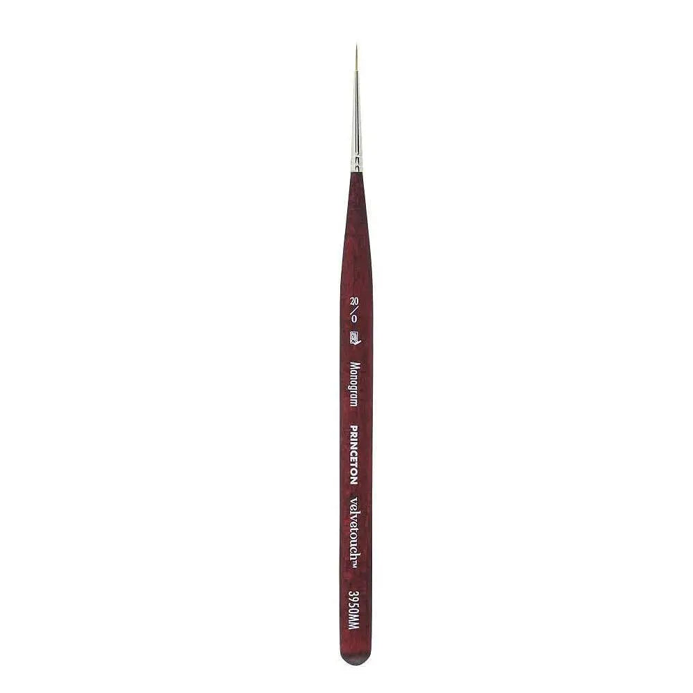 Princeton Velvetouch Luxury Synthetic Blend Brush 3950 Series For Mixed Media Paintings Princeton