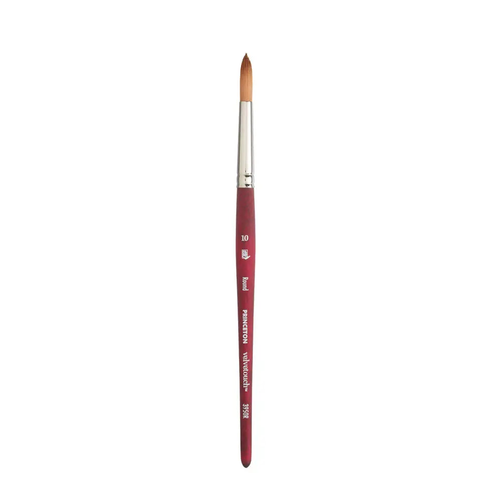 Princeton Velvetouch Luxury Synthetic Blend Brush 3950 Series For Mixed Media Paintings Princeton