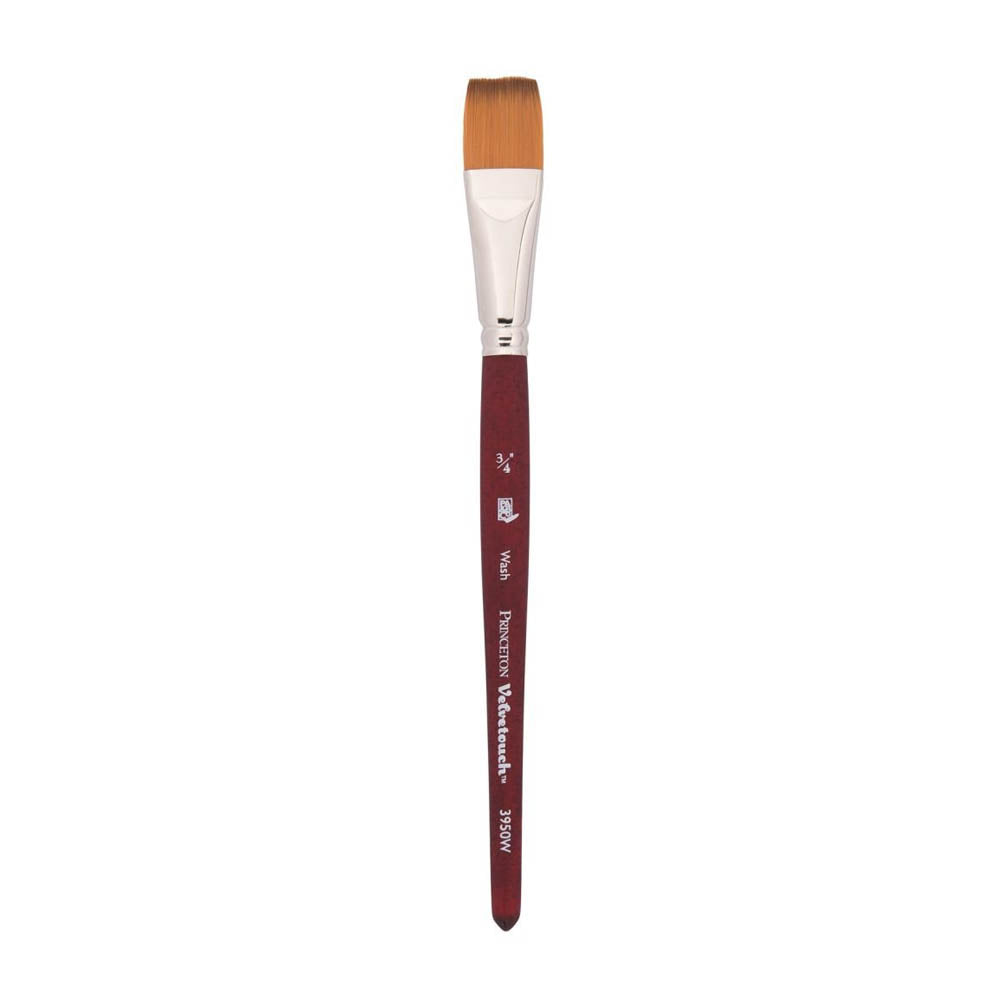 Princeton Velvetouch Luxury Synthetic Blend Brush 3950 Series For Mixed Media Paintings Princeton