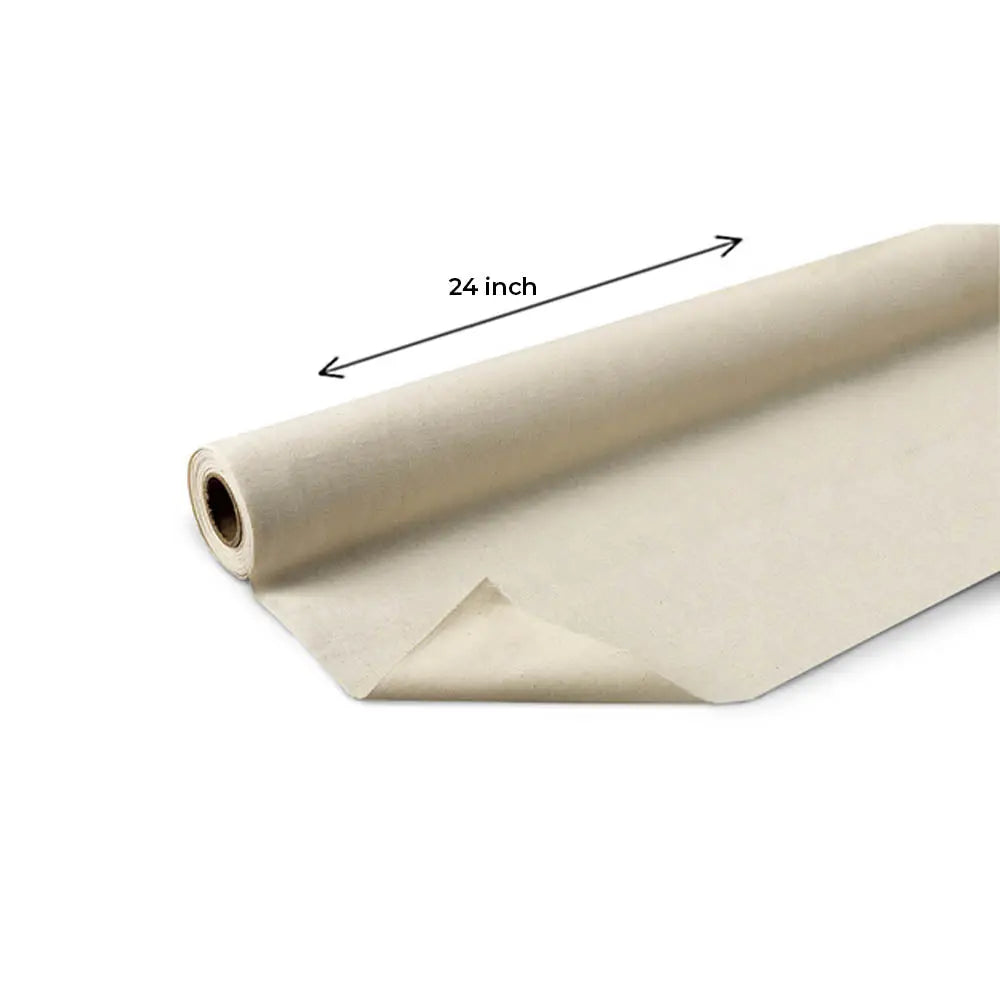 Roy Primed Cotton Canvas Roll 5 Meters Long Roy