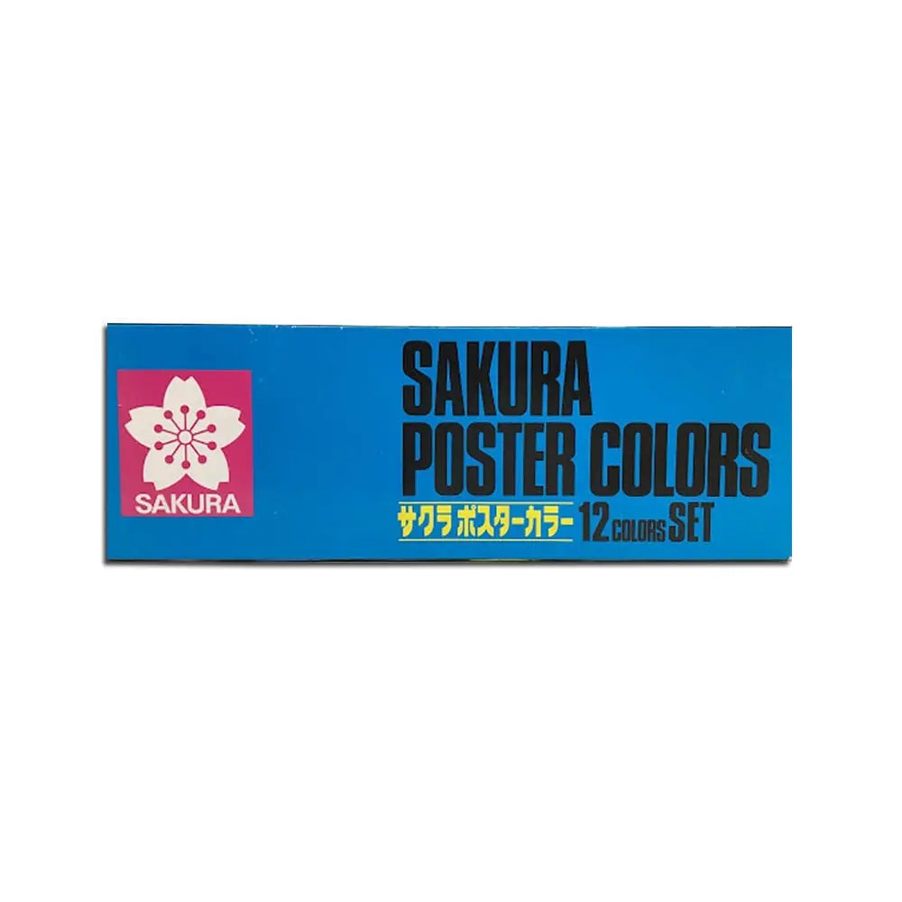 Sakura Poster Colors 12 Colors Set Sakura