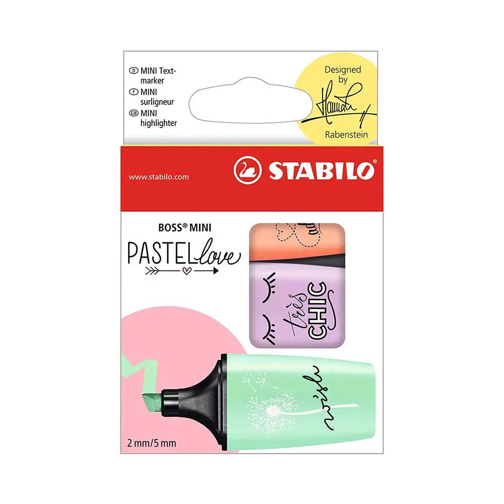 Stabilo Boss Mini Pastel Love Sets Stabilo