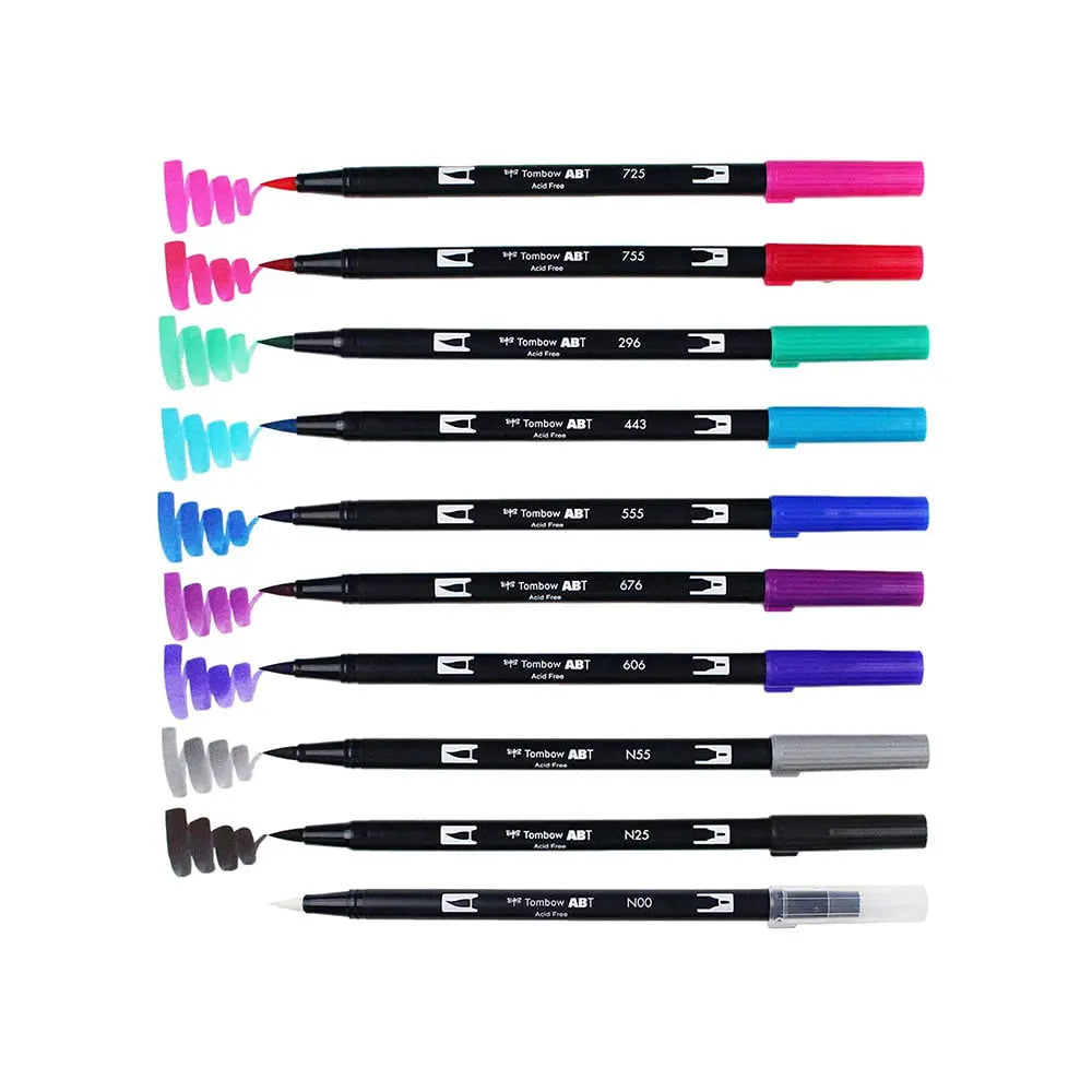 Tombow Dual Brush Pens Colour  Set - Galaxy Palette Tombow