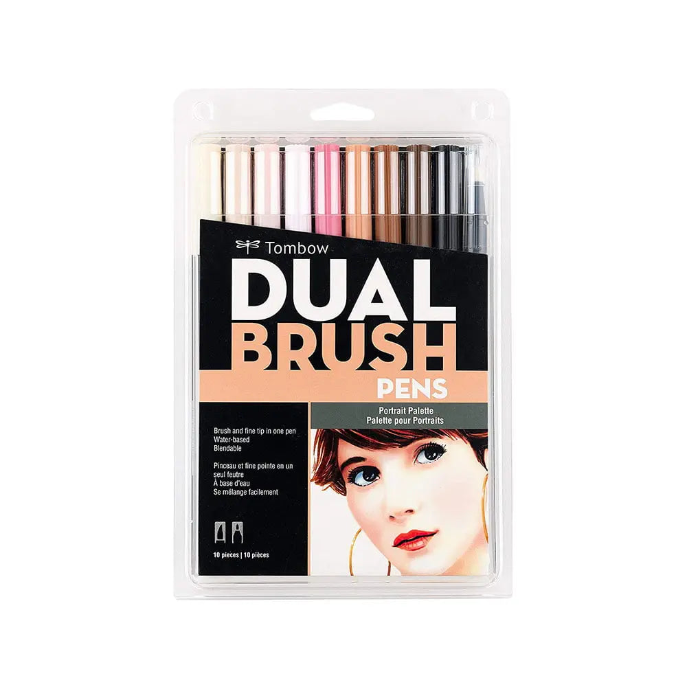 Tombow Dual Brush Pens Colour  Set - Portrait Palette Tombow