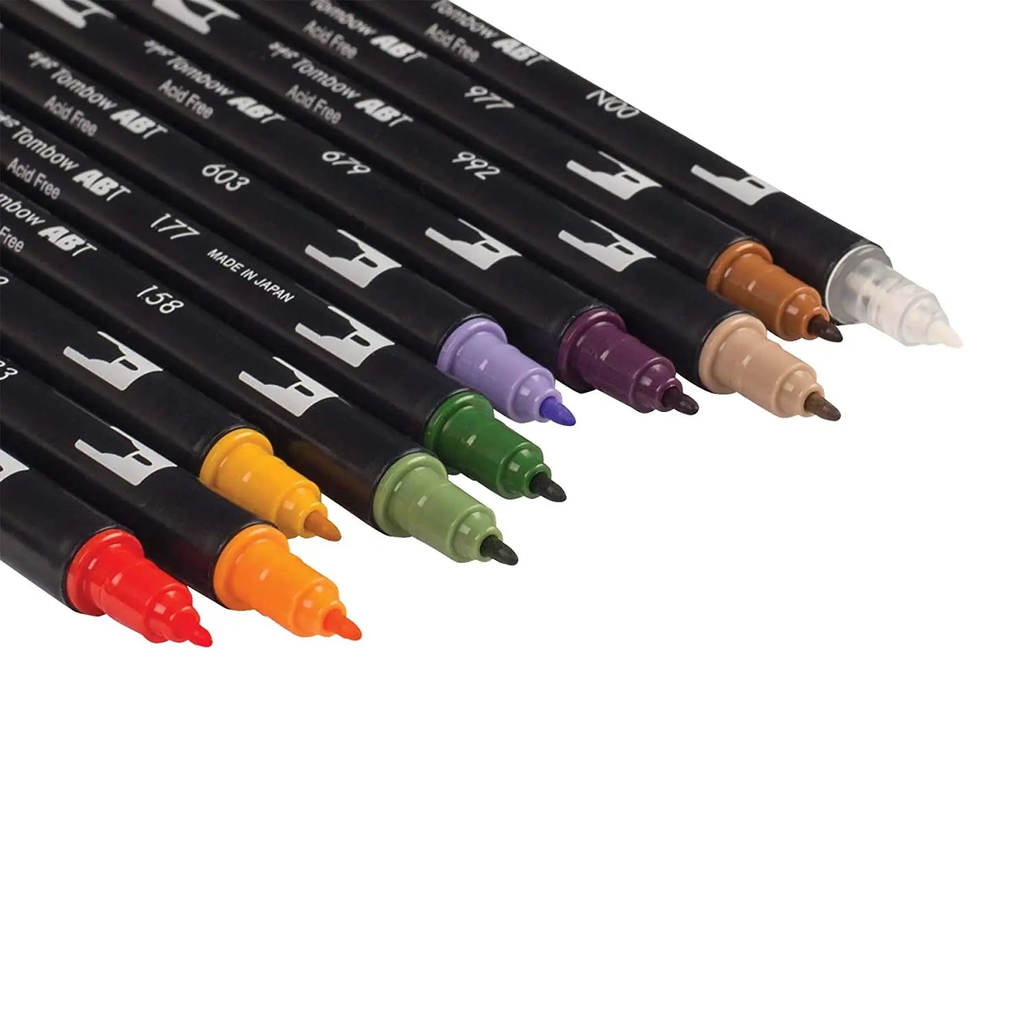 Tombow Dual Brush Pens Colour Set - Secondary Palette Tombow