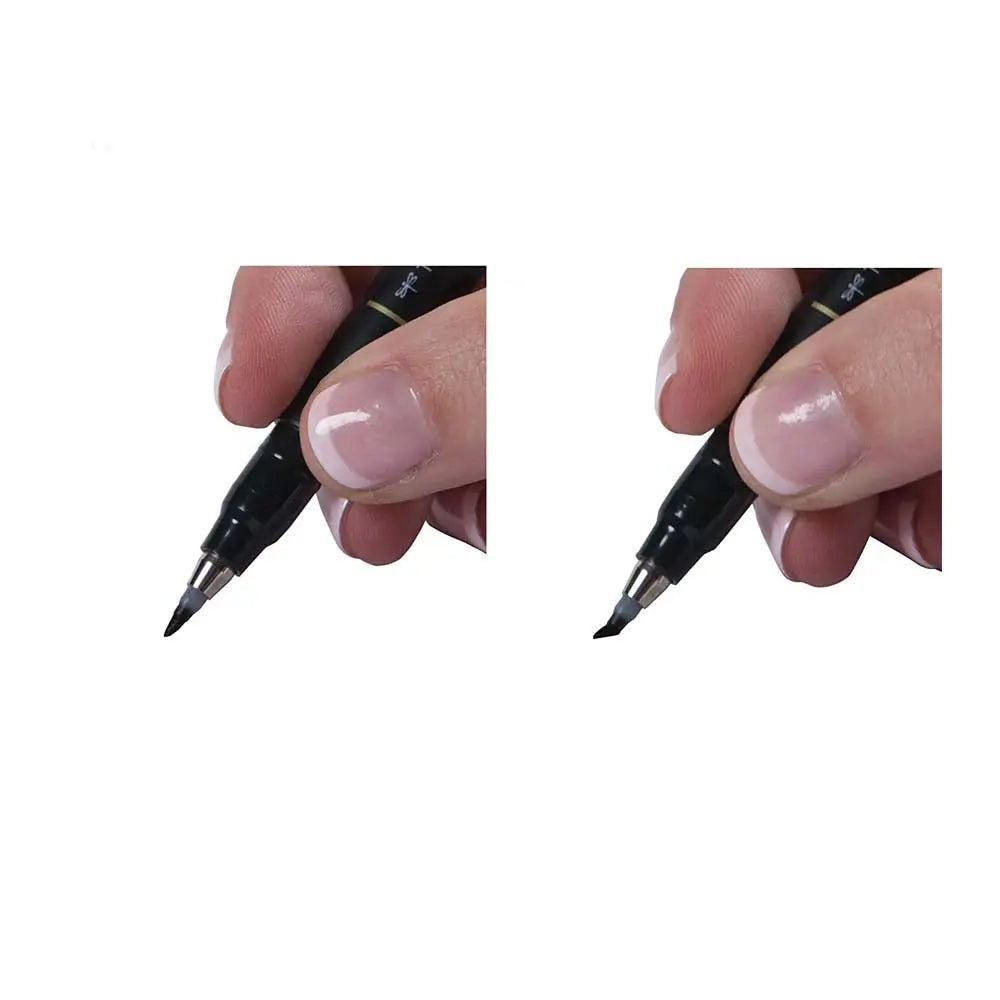 Tombow Fudenosuke Brush Pen (Black) Canvazo