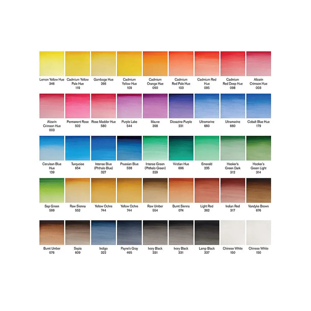 Winsor & Newton Cotman Water Colours - Half Pan Studio Set - 46 Half Pans Winsor & Newton