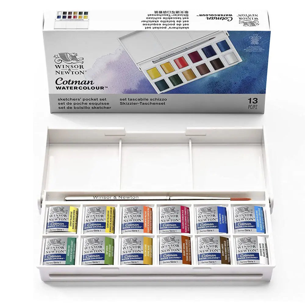 Winsor & Newton Cotman Water Colours - Sketchers Pocket Box Set Winsor & Newton