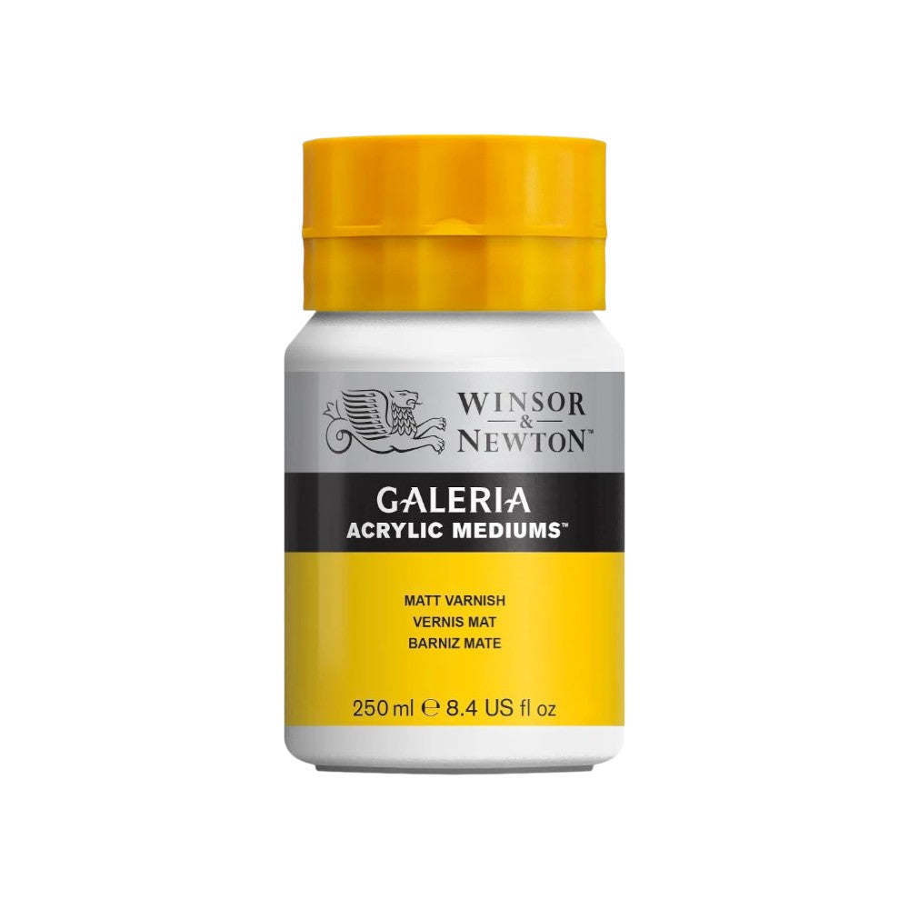 Winsor & Newton Galeria Acrylic Mediums - Matt Varnish Jar 250ml Winsor & Newton