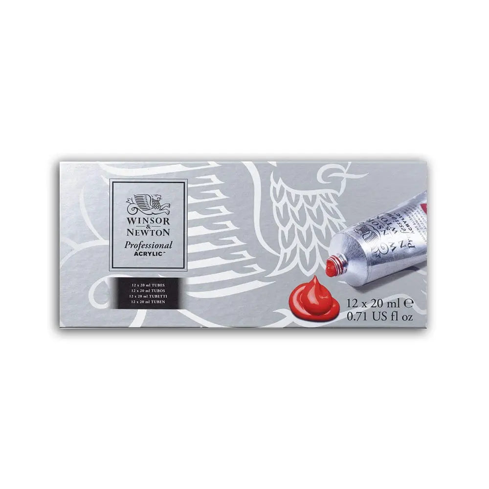 Winsor & Newton Professional Acrylic Colour - 12X20 ml Tubes Set Winsor & Newton