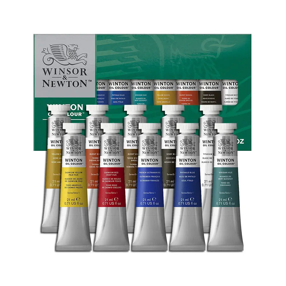 Winsor & Newton Winton Oil Colour - 10X21 ml Tubes set Winsor & Newton