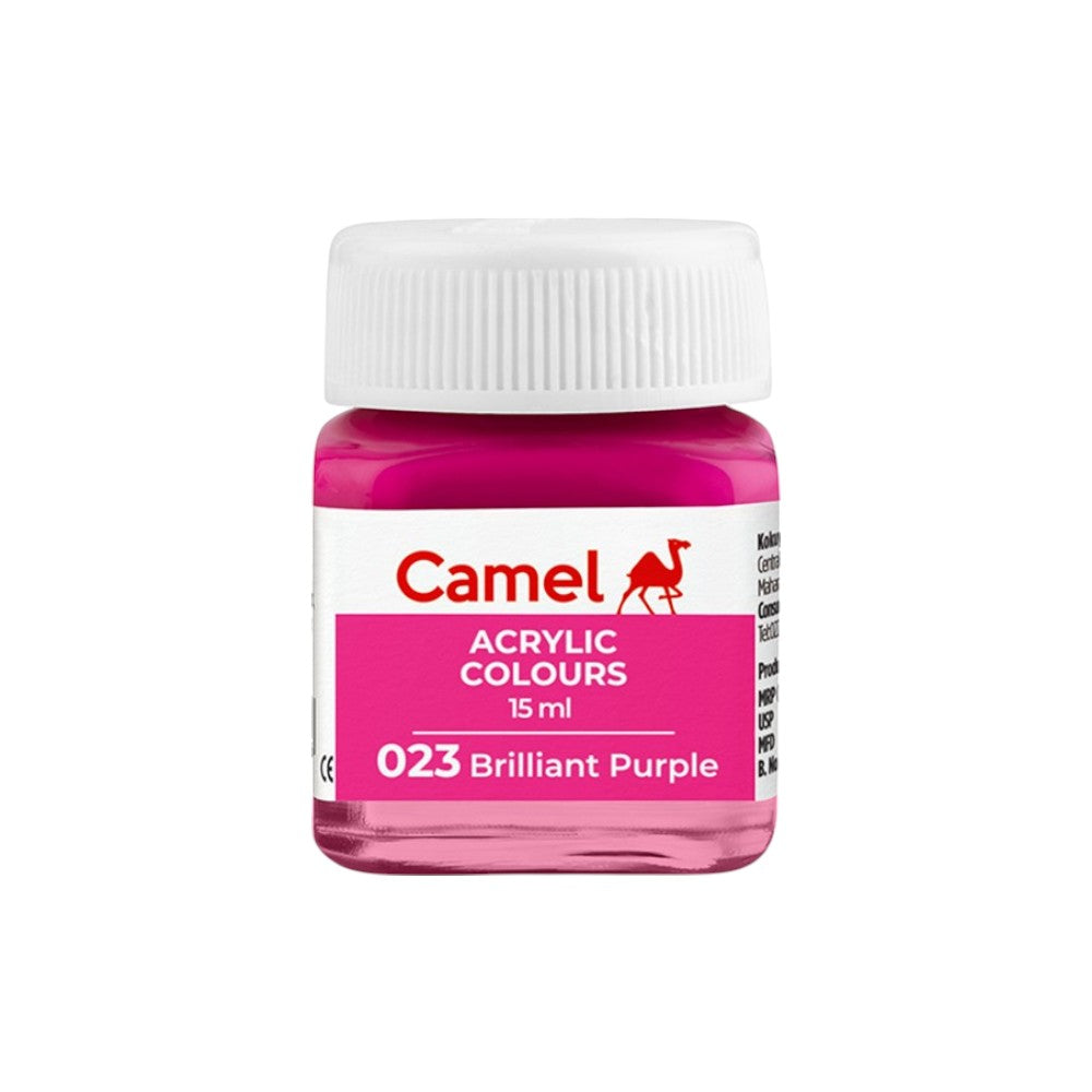 Camel Fabrica Acrylic Colours Ultra (Loose Colours) 15ml - Brilliant Purple