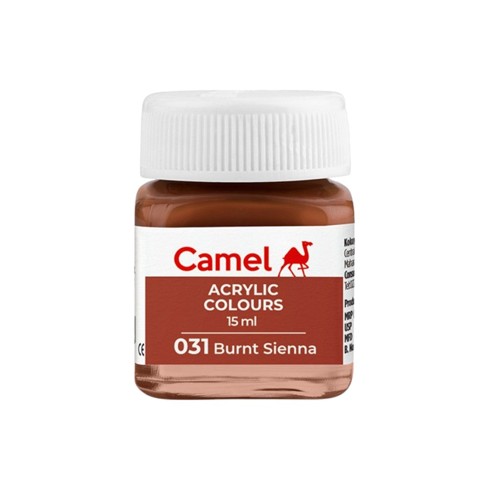 Camel Fabrica Acrylic Colours Ultra (Loose Colours) 15ml - Burnt Sienna