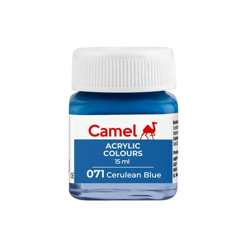Camel Fabrica Acrylic Colours Ultra (Loose Colours) 15ml - Cerulean Blue