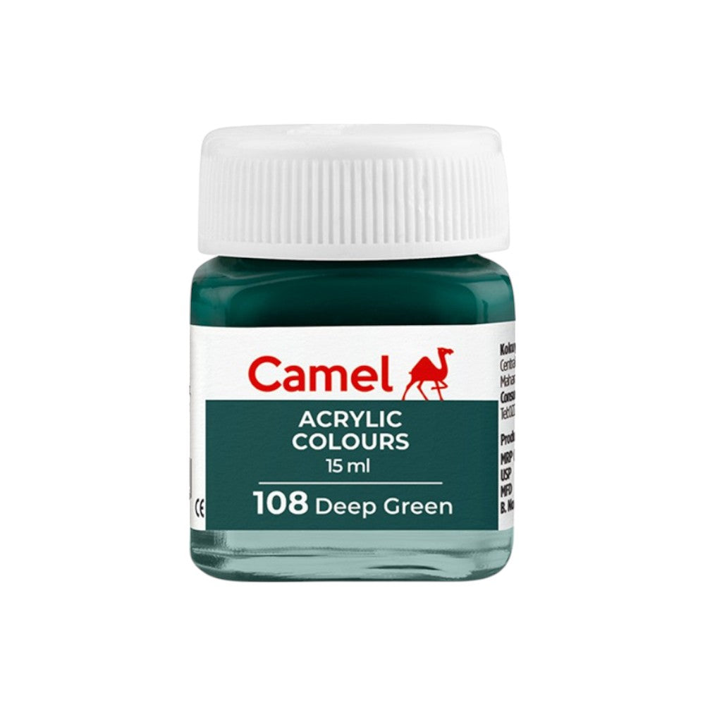 Camel Fabrica Acrylic Colours Ultra (Loose Colours) 15ml - Deep Green