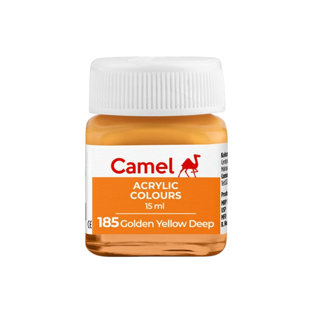Camel Fabrica Acrylic Colours Ultra (Loose Colours) 15ml - Golden Yellow Deep