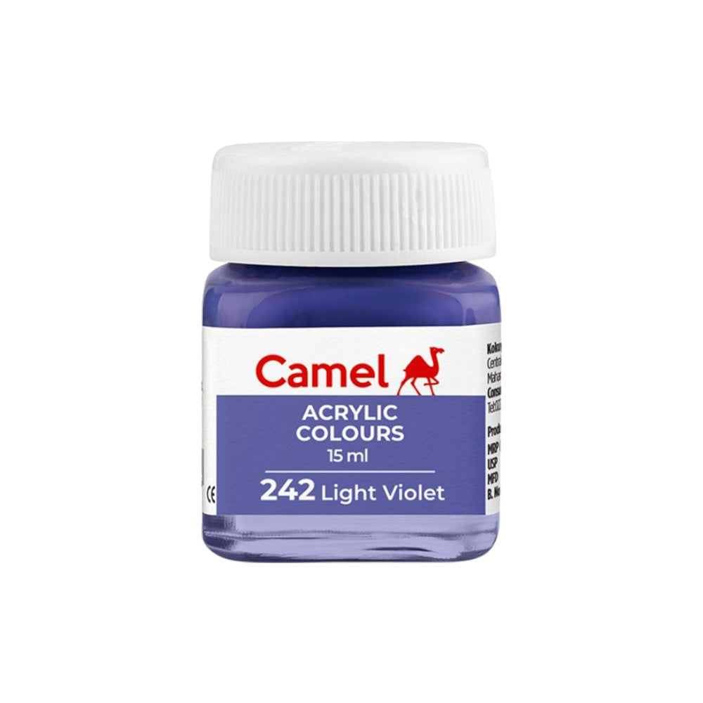 Camel Fabrica Acrylic Colours Ultra (Loose Colours) 15ml - Light Violet