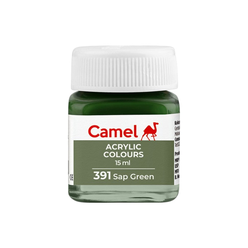 Camel Fabrica Acrylic Colours Ultra (Loose Colours) 15ml - Sap Green