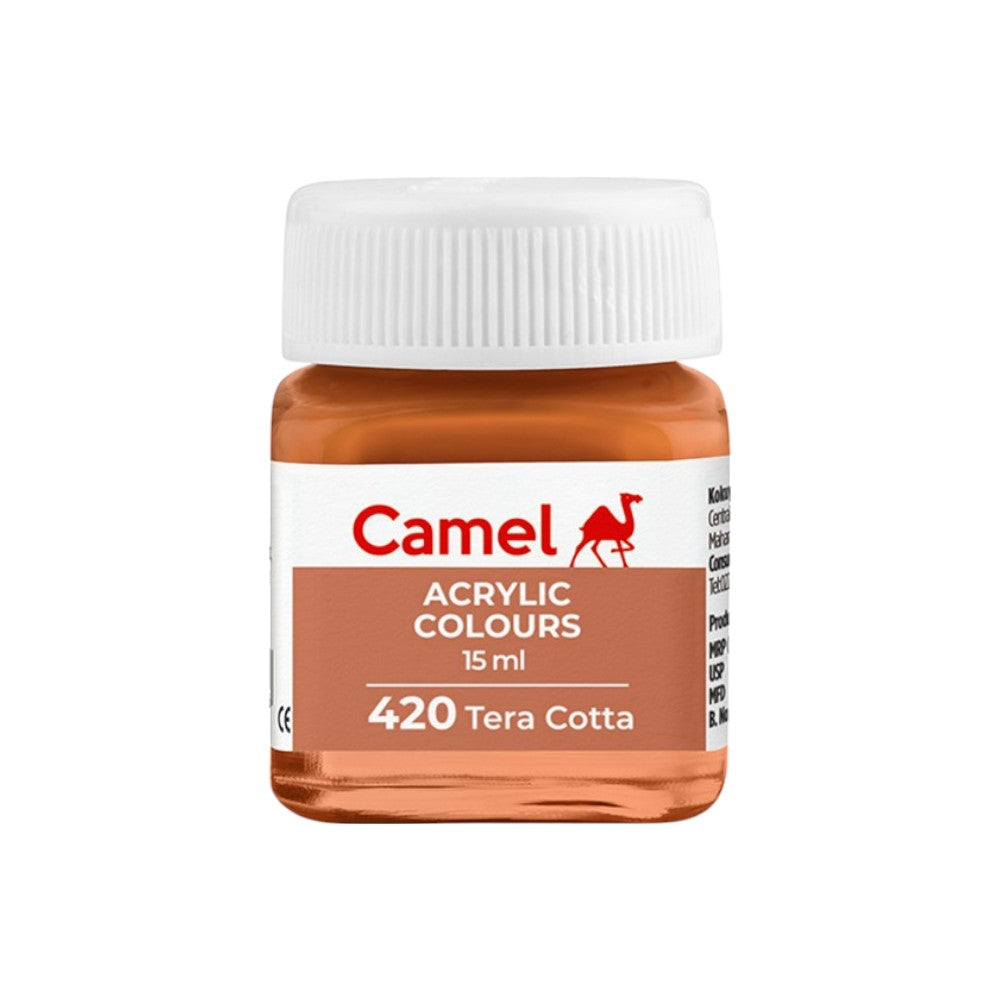 Camel Fabrica Acrylic Colours Ultra (Loose Colours) 15ml - Terracotta