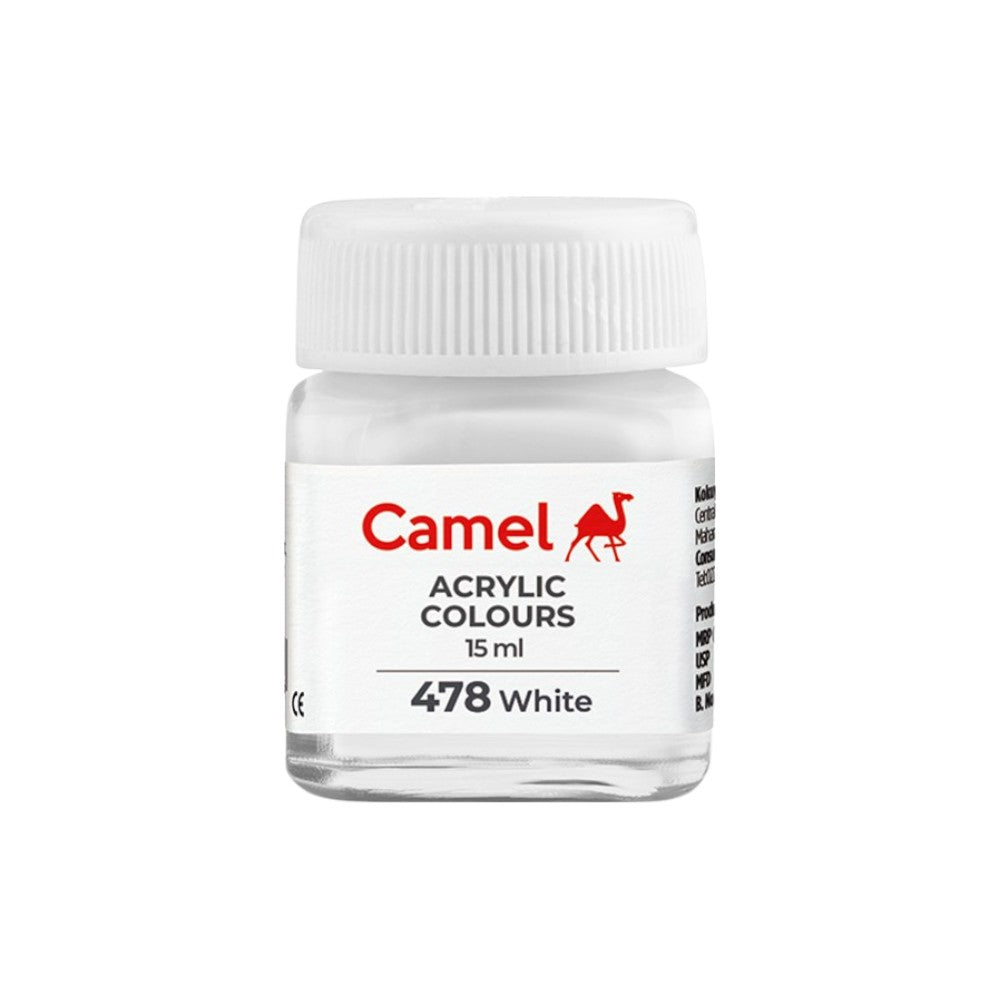 Camel Fabrica Acrylic Colours Ultra (Loose Colours) 15ml - White