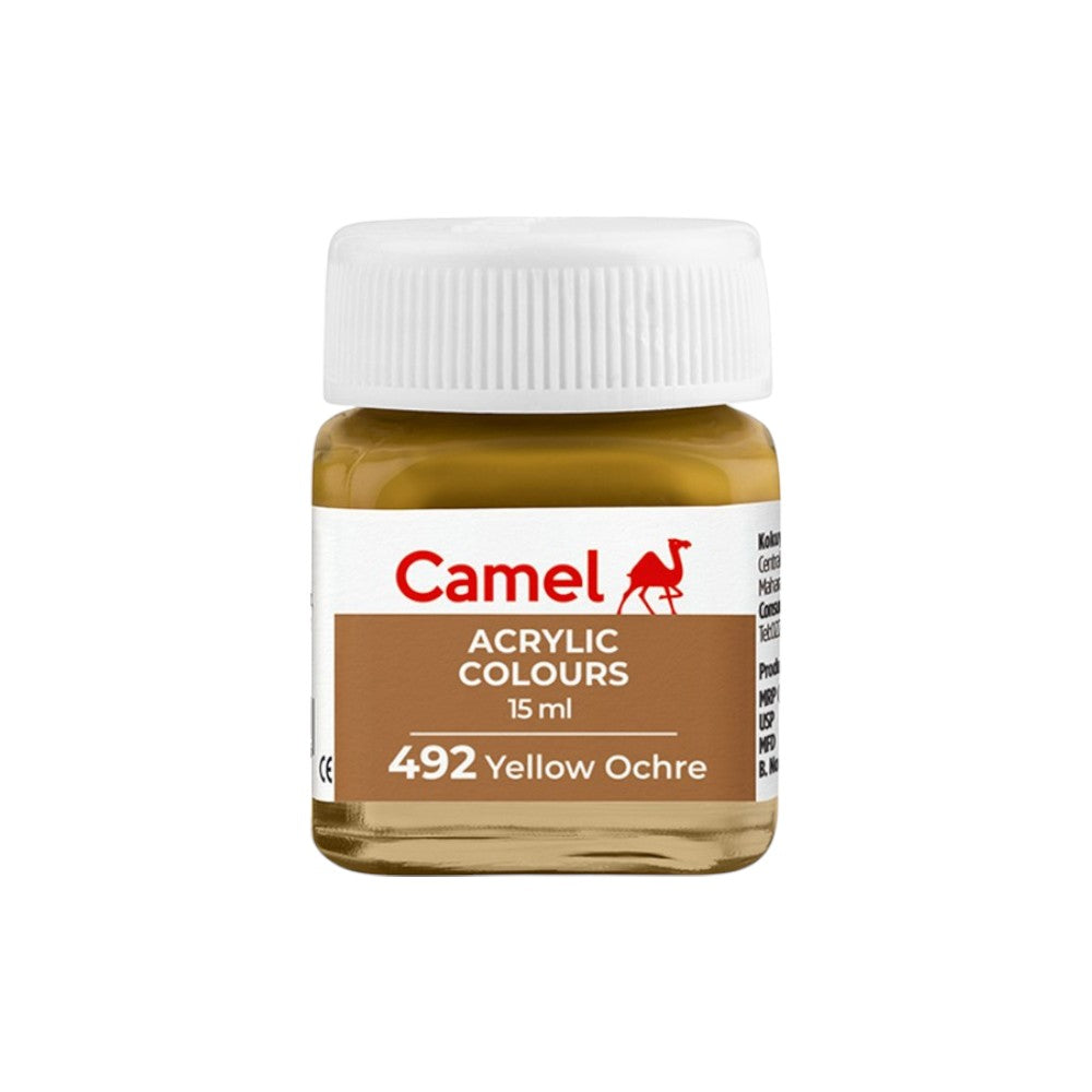 Camel Fabrica Acrylic Colours Ultra (Loose Colours) 15ml - Yellow Ochre
