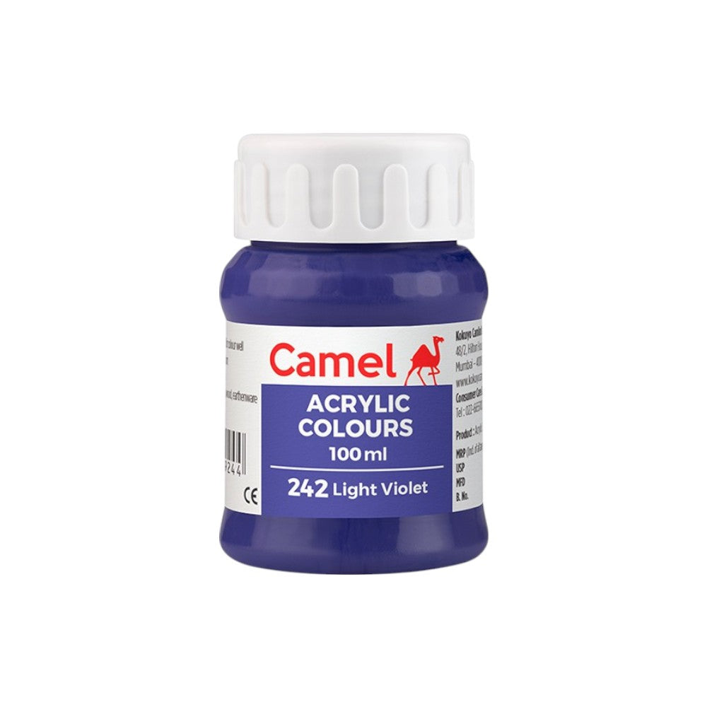 Camel Fabrica Acrylic Colours Ultra (Loose Colours) 100ml - Light Violet