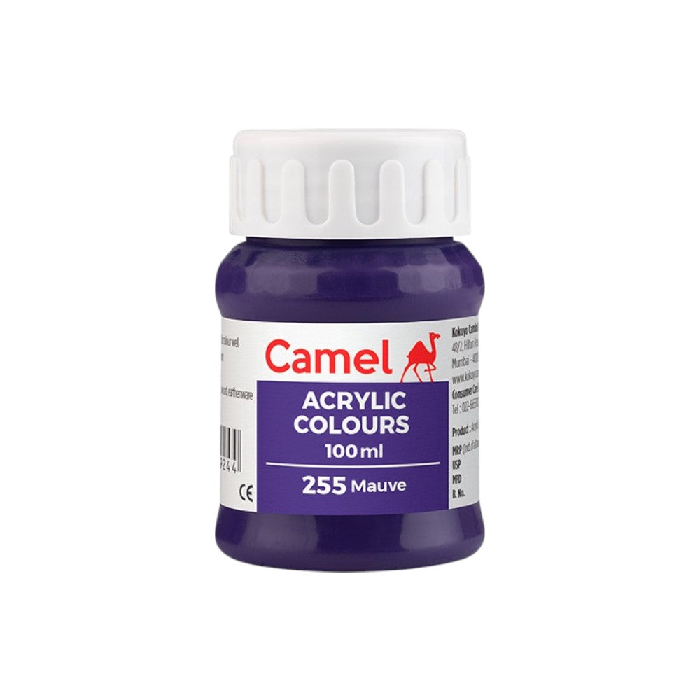 Camel Fabrica Acrylic Colours Ultra (Loose Colours) 100ml - Mauve