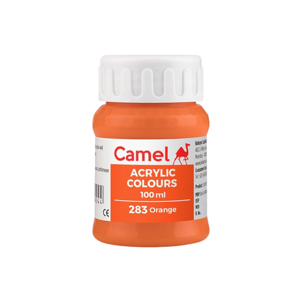 Camel Fabrica Acrylic Colours Ultra (Loose Colours) 100ml - Orange
