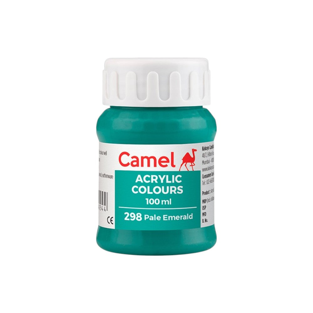 Camel Fabrica Acrylic Colours Ultra (Loose Colours) 100ml - Pale Emerald